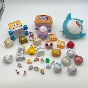 LANKYBOX Lot Unisex Kids Toy Figure Plush Multicolor Mini Figures Plush Bundle